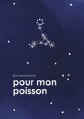 Scintillement d'&eacute;toiles pour mon Poisson